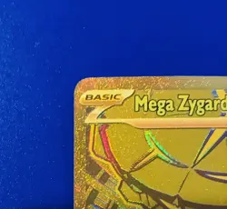 Pokemon TCG Perfect Order Hyper Rare Gold Mega Zygarde EX Full Art 124/088 - Image 5