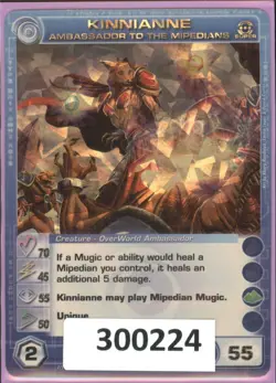 (300224) KINNIANNE 70/45/55/50/55 SUPER RARE Premium Pack Foil Chaotic Card - Image 1
