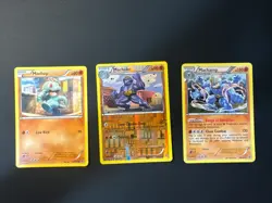 Machamp 49/101 Pokemon Plasma Blast Black & White Cosmo Holo+ Machoke 48/101 Rev - Image 1