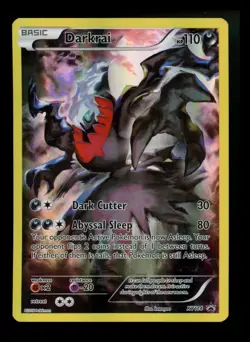 Darkrai XY114 Black Star Promo 2016 Full Art Pokemon Card TCG - Image 1