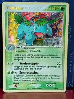 Carta Pokemon VENUSAUR PROMO STAMPED 28/100 SET EX GUARDIANI DEI CRISTALLI V - Image 2