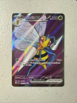 Beedrill ex 98/86 Full Art Double Ultra Rare Pokemon Chaos Rising ME04 NM - Image 1