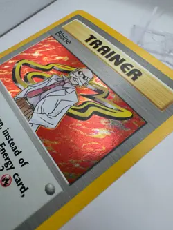 Pokemon Trainer Card 1st Edition Blaine Gym Challenge 17/132 Vintage Holo Rare - Image 4