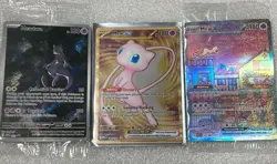 Pokemon 151 UPC Mewtwo Mew ex Metal Mew PROMO Set Sealed - Image 1