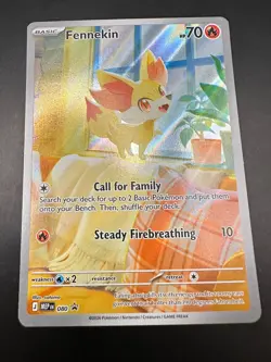 Pokemon TCG Fennekin MEP 080 Chaos Rising ETB Promo - Image 1