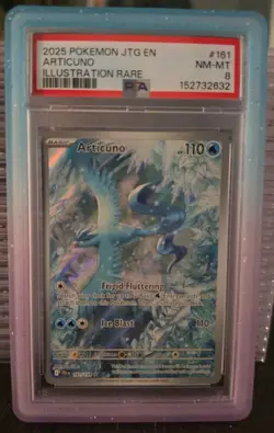 Pokemon TCG Articuno IR 161/159 Journey Together PSA 8 - Image 1