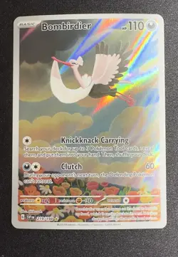 Near Mint Bombirdier 219/198 Pokemon Scarlet and Violet Full Art IR - Image 1