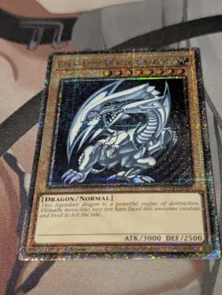 Blue-Eyes White Dragon MP-24 EN001 Quarter Secret Rare NM - Image 3