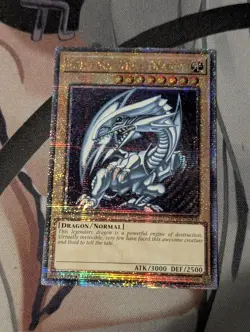 Blue-Eyes White Dragon MP-24 EN001 Quarter Secret Rare NM - Image 4