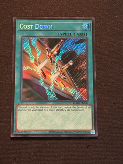 Yu-Gi-Oh! TCG Cost Down LCKC-EN040 Secret Rare - NM/M - Image 1