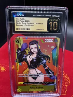 Nico Robin (Full Art) ST29-009 One Piece Starter Deck 29 Egghead CGC 10 Pristine - Image 1