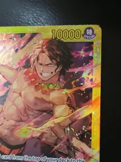One Piece CCG - OP07-119 Portgas.D.Ace SEC NM Alt Art Foil ENGLISH - Image 3