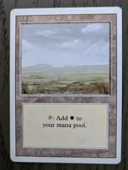 Plains - Basic Land - Revised - MP - MtG Magic the Gathering - Buy More & Save! - Image 2
