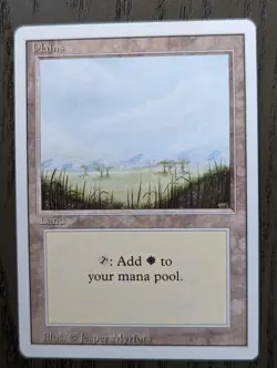 Plains - Basic Land - Revised - MP - MtG Magic the Gathering - Buy More & Save! - Image 3