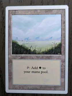 Plains - Basic Land - Revised - MP - MtG Magic the Gathering - Buy More & Save! - Image 4
