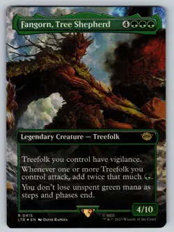 MTG Fangorn, Tree Shepherd (Borderless) Foil R The Lord of the Rings 415 NM - Image 1
