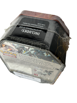 2012 Pokemon Reshiram EX Black & White Tin TCG & 1 pack Phantom Forces 10 cards - Image 3