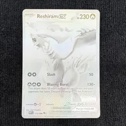 Reshiram ex 173/086 White Flare Secret Rare Holo Full Art English - Image 1