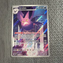Pokemon: Crobat - 093/086 - ME04: Chaos Rising (CRI) Illustration Rare NM/M - Image 1