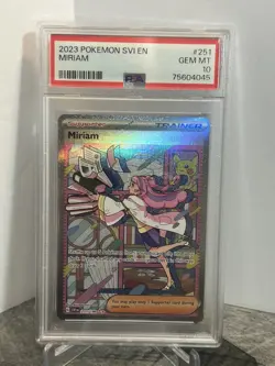 2023 Pokemon SV Miriam Special Illustration Rare #251/198 PSA 10 GEM MINT - Image 1