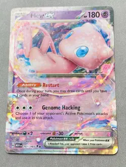 Mew ex 151/165 Pokemon 151 Full Art Ultra Rare Pokemon TCG NM - Image 1