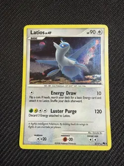 Pokemon Latios 4/17 POP Series 7 Holo Rare 90 HP English 2008 Card - Image 1