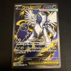 Mega Absol ex 161/132 Me01: Mega Evolution Holo Pokemon TCG Card Nm - Image 1