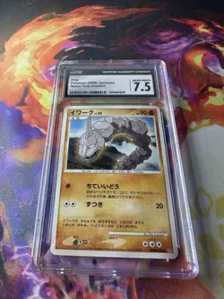 Pokemon TCG Onix Space-Time Creation Japanese 2006 CGC 7.5 90 HP Regulars - Image 3