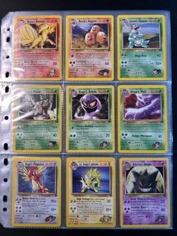 Complete Gym Challenge Set Non Holo 21-132 Pokemon Cards Rare Sabrina's Gengar - Image 2