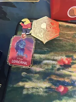 Lorcana Disney TCG Lot (foils, Rares, Event Cards, Card Mat And Boxes, Pins) - Image 5