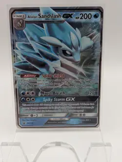 Alolan Sandslash GX - SM236 Holo Promo Sun & Moon Promo Pokemon LP - Image 1