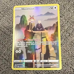 Pokemon Hoothoot TG12/TG30 Astral Radiance TG Holo Ultra Rare - Image 1