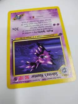 NM+ 1st Edition Pokemon Sabrina's Haunter 58/132 Gym Challenge 2000 Wizards Card - Image 4