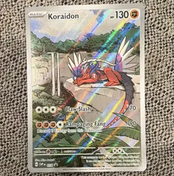 Pokemon TCG Koraidon 014 SV Scarlet & Violet Promo EN Holo Basic 130 HP - Image 1