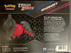 Pokemon TCG Crown Zenith Regidrago V Collection Box NEW SEALED 4 Booster Packs 820650851834 - Image 2