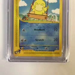 CGC 9 Psyduck 104/147 Aquapolis 2003 Common Nintendo Pokemon Card - Image 4