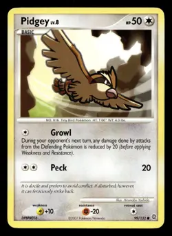 Pidgey 99/132 Common Secret Wonders Pokemon LP - Image 1