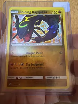 Shining Rayquaza 56/73 Shining Legends Holo. Almost Perfect Condition. Pokemon - Image 1