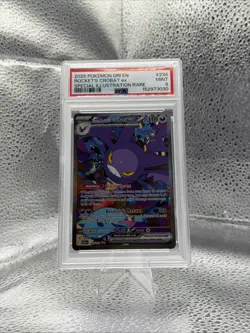 Pokemon Team Rocket’s Crobat Ex Special Illustration Rare 234/182 Psa 9 - Image 1
