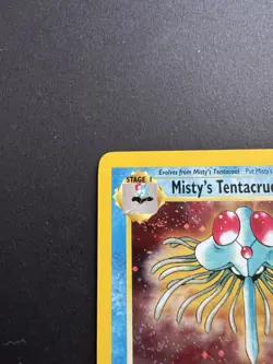 Misty's Tentacruel 1st Edition Gym Heroes 10/132 Holo *W/ SWIRL* Pokemon TCG - Image 2