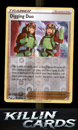 Digging Duo 126/159 Pokemon Uncommon SWSH: Crown Zenith Card NM - Image 1