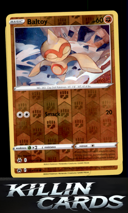 Reverse Holofoil Baltoy 070/159 Pokemon Common SWSH: Crown Zenith Card NM - Image 1