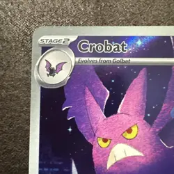 Pokemon Crobat IR Illustration Rare 093/086 Chaos Rising English NM in Hand - Image 3