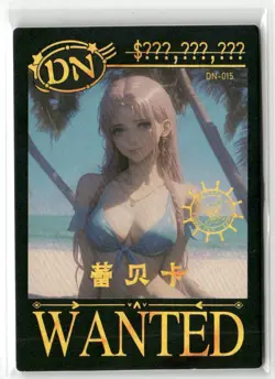 REBECCA DN DN-015 Wanted One Piece Anime Collectible Card - Image 1