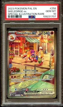 PSA 10 GEM MINT Skeledirge Ex 258/193 SPECIAL ILLUSTRATION RARE Pokemon Card 707 - Image 2