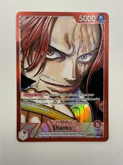 OP09-001 Shanks Leader Alt Art One Piece Card Game English - Image 1