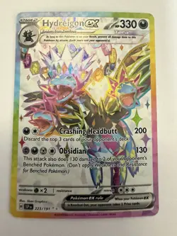 Hydreigon ex 223/191 SSP Surging Sparks NM Full Art Pokemon Card - Image 1