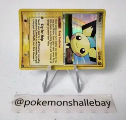 Pichu 21/108 - Power Keepers *LP* STAMPED Reverse Holo Pokemon Card - Image 3