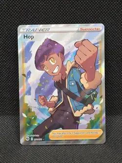 Hop Full Art 73/73 Champion's Path Ultra Rare 2020 Pokemon Card Trainer - Image 1
