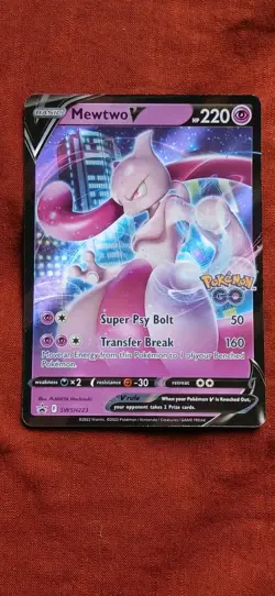 Mewtwo V SWSH223 SWSH: Sword & Shield Promo Cards Holo - Image 1